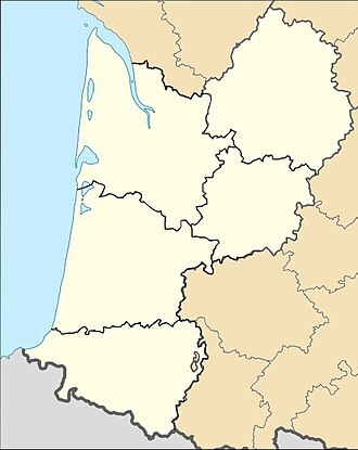 Bayonne xaritada