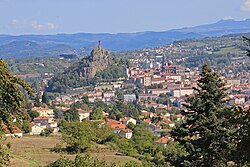 Skyline of Le Puy-en-Velay