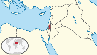 Location of Falastin davlati