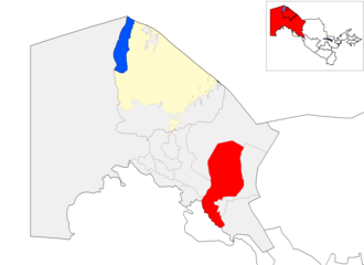 Beruniy tumani xaritada