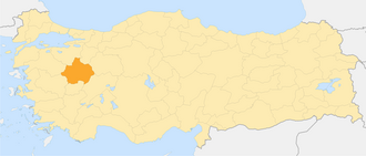 Kütahya xaritada