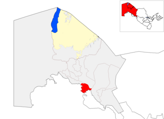 Amudaryo tumani xaritada