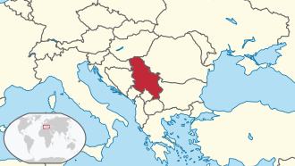 Location of Serbiya