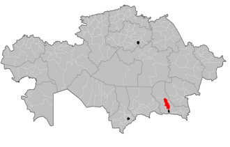 Ile tumani xaritada