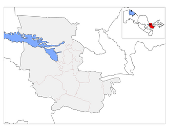 Jizzax viloyati, Xarita