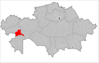 Jiliqoʻy tumani xaritada