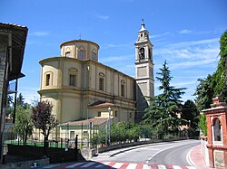 Skyline of Caprino Bergamasco