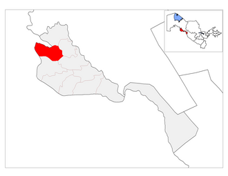 Shovot tumani xaritada