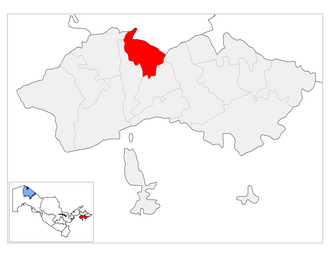 Buvayda tumani xaritada