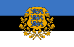 Estoniya Prezidentining bayrogʻi