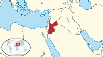 Location of Urdun (Iordaniya)