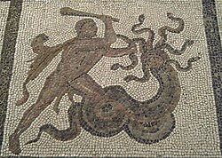 Heracles slaying the Lernaean Hydra