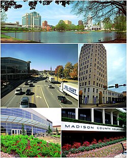 Skyline of Huntsville