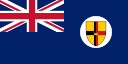 Flag of the British Crown Colony of Sarawak 1946-1963.