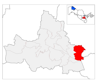 Bulungʻur tumani xaritada