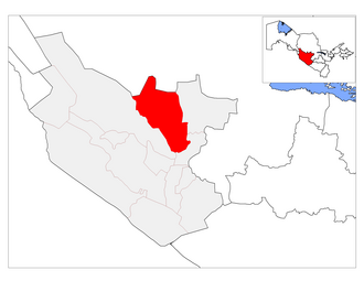 Shofirkon tumani xaritada