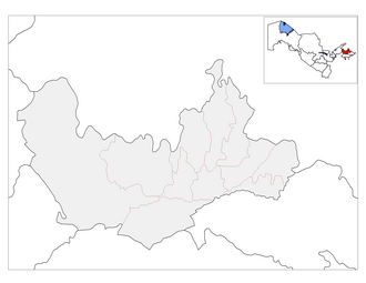 Namangan viloyati, Xarita