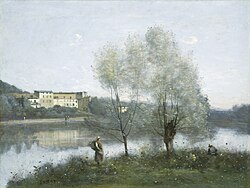 Jean-Baptiste-Camille Corot, c. 1867, Ville d’Avray National Gallery of Art, Washington, D.C., Barbizon School