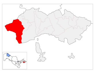 Beshariq tumani xaritada