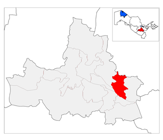 Jomboy tumani xaritada