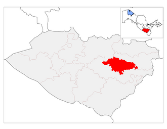Yakkabogʻ tumani xaritada